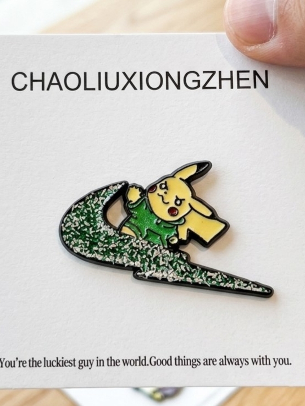 Nike X Pikachu Enamel Pin (Bundle Pricing Available)